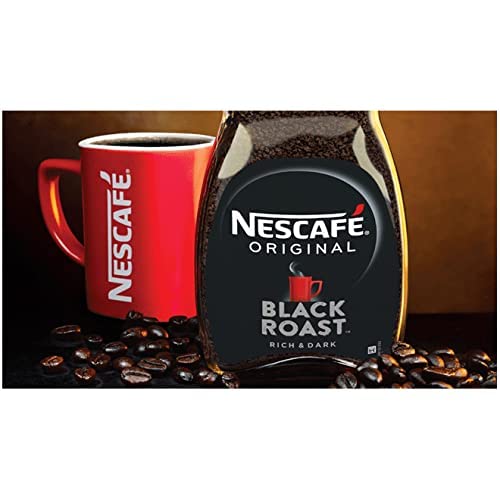 Nescafe Original Black Roast Coffee Powder, Jar - 200 Gm - "Original Black Roast - Bold Coffee in a Jar!"