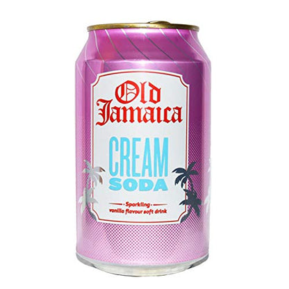 Old Jamaica Cream Soda | Sparkling Vanilla Flavour Soft Drink, 11.16 fl oz / 330 ml, 2 Pack - "Sparkling vanilla delight!"