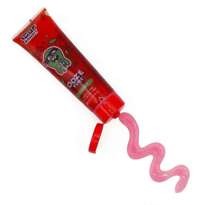 Sweet Bandit Ooze Tube Cherry - Irresistible Flavor Burst, Perfect for Desserts, Snacks, and Cocktails - Squeeze the Fun!