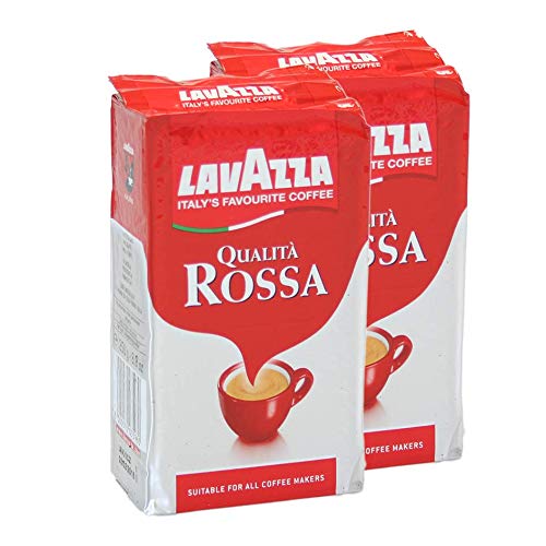 Lavazza Coffee - Qualita Rossa, 250 g Tin - "Qualita Rossa Excellence!"