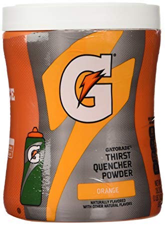 Gatorade Orange Thirst Quencher Powder Drink Mix 521g - Replenish and rehydrate with the refreshing taste of Gatorade's Orange Thirst Quencher powder drink mix