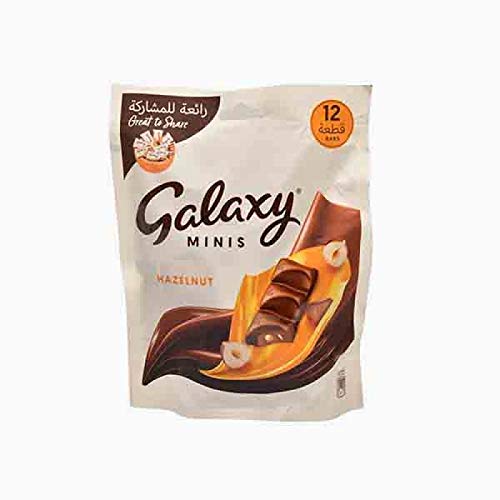 Galaxy Minis Hazelnut 12 bars pack 150g - Hazelnut mini bars