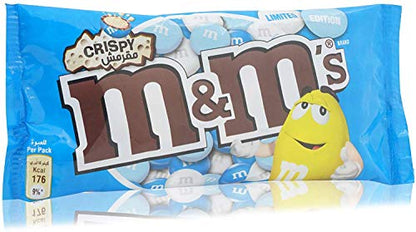 M&M Crispy Chocolate Pouch - 36 gm - "Crispy Choco Treat!"