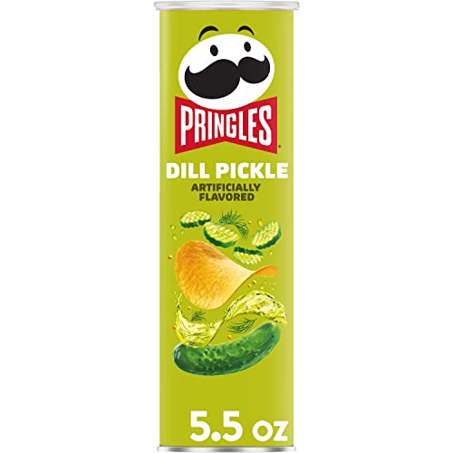 Pringles Screamin' Dill Pickle Potato Crisps, 158 Grams - Screamin' dill pickle Pringles!