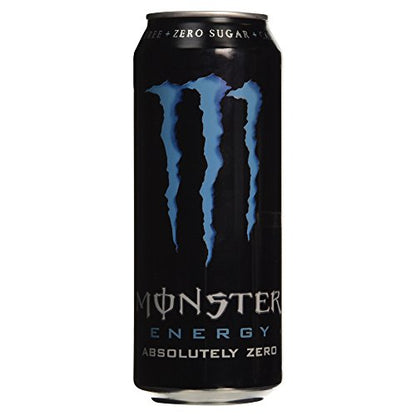 Monster Zero Sugar Carbonated Energy Drink 500ml (Pack Of 12) - "Zero Sugar Energy!"