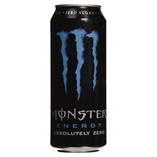 Monster Zero Sugar Carbonated Energy Drink 500ml (Pack Of 12) - "Zero Sugar Energy!"