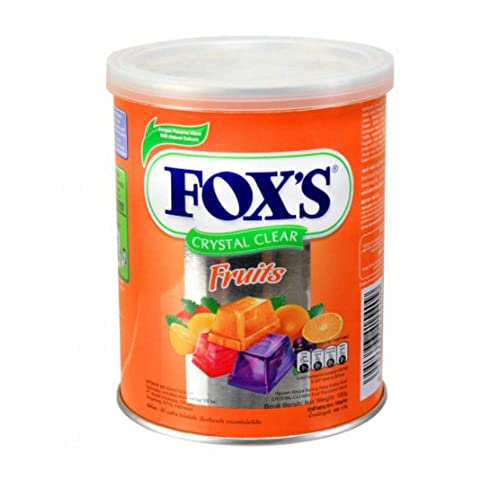 Nestle Fox's Crystal Clear Fruits Candy, 6.35 Oz / 180 Grams - "Fox's Crystal Clear Fruits - 180g of Delicious Fruity Candy!"