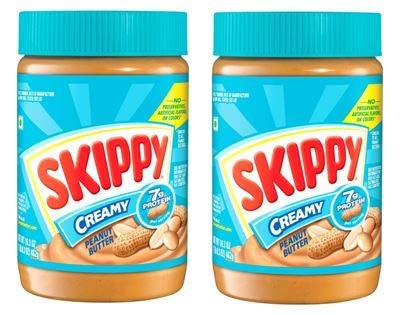 Skippy Peanut Butter Creamy, 462g, Pack of 2, Product of USA