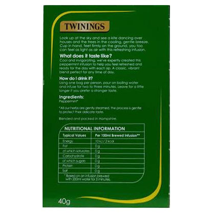 Twinings Pure Peppermint Tea 4 Pack, 4 x 40 g