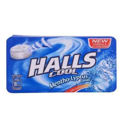 HALLS Mentho - Lyptus Candy, Menthol, 22 g - Classic menthol candy for soothing relief.