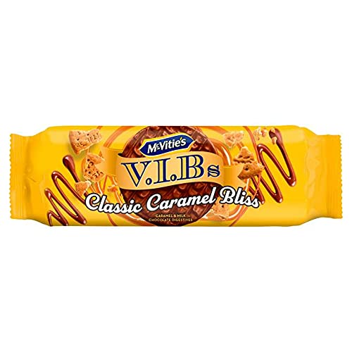 McVitie's VIBs Caramel Biscuits 250g - "VIBs Caramel Biscuits!"