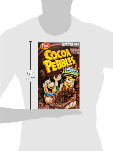 Cocoa Pebbles Chocolate Flavoured Rice Cereal with Real Cocoa, 311 g - Chocolate rice cereal