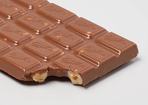 Milka Hazelnut Milk Chocolate Bar, 2 X 100 Gm - "Twice the Nutty Fun!"