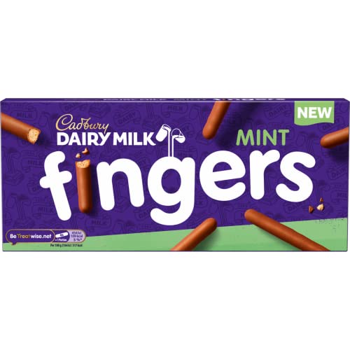 Cadbury Dairy Milk Fingers Mint Flavour 114g - Minty fingers