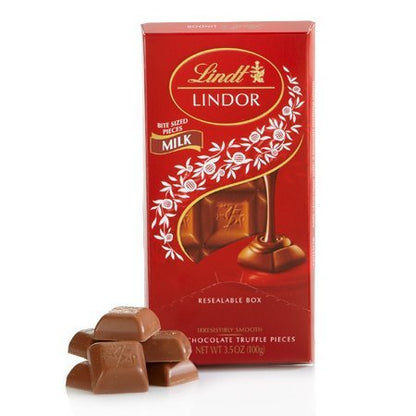 Lindt Lindor Combo of 3 Irresistibly Smooth Chocolates (White + Milk + Extra Dark) , 100gm