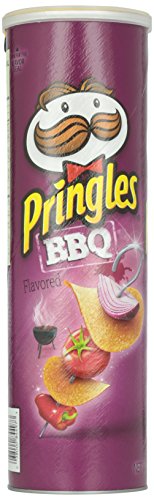 PRINGLES BBQ FLAVORED 169G - BBQ-flavored Pringles snack!