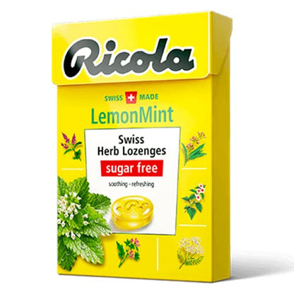 Ricola Lemon Mint Candy Pack of 2 Pouch, 2 X 40 Gm - Lemon Mint Duo!