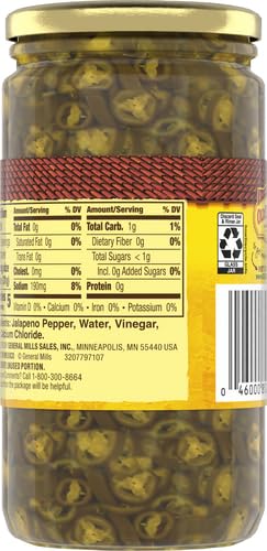 Old El Paso Hot Jalapeno Slices, 340 g - "Hot and tangy!"