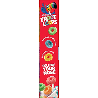 Kellogg's Froot Loops, 286 g - Taste the rainbow with Kellogg's Froot Loops, 286g.