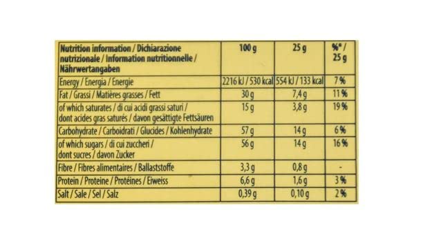 Toblerone of Switzerland Crunchy Almonds Swiss Milk Chocolate with Honey and Almond Nougat & Salted Caramelised Almonds, 100 g