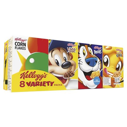 Kellogg's 8 Variety Packs - A mix of favorites with Kellogg's 8 Variety Packs.