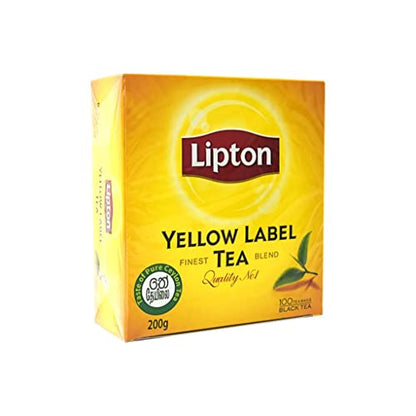 Lipton Yellow Label Tea Finest Blend Quality No 1 Black Tea, 100 Tea Bags - "Finest Black Tea!"