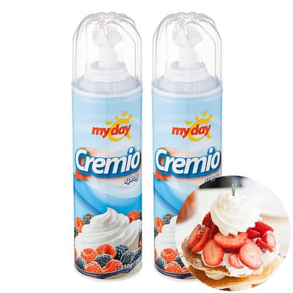 MyDay Cremio Whipped Cream Spray 250g Can- Perfect for those homemade sweet treats! - "Whipped Cream Magic!"