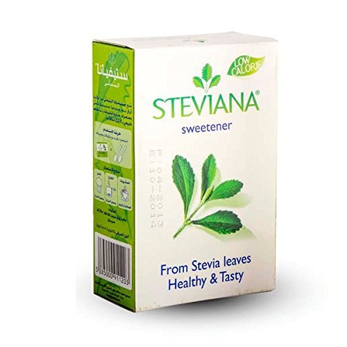 Steviana Zero-Calorie Stevia Sweetener, 50 Sachets, Free ChocoKick Eco Friendly Pen and Silver Plated Coin