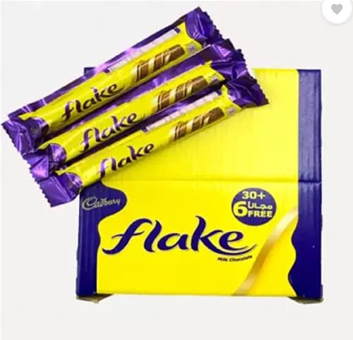 Cadbury Flake Milk Chocolate (Coklat) Bars (36 X 18g) - Flaky perfection