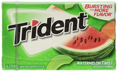 Trident Watermelon Twist Sugar Free Gum 14 Sticks