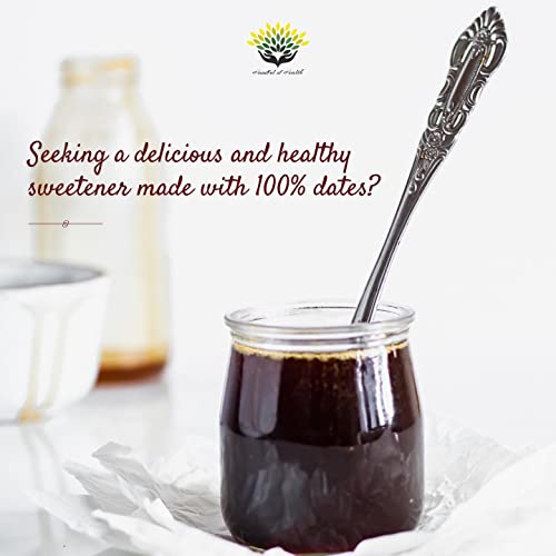 Al Barakah All Natural Arabian Date Syrup 400g | Khajur or Khajoor Syrup | No Added Sugar | No Preservatives | Vegan- Plant Based | Non GMO Dates - Sweet & Pure!