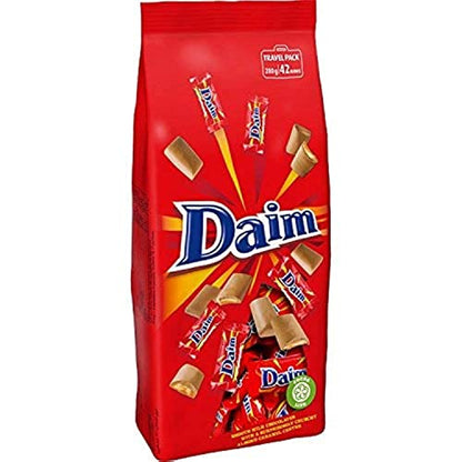 Daim Mini Milk Chocolates with Almond Caramel Center, 280 g - Mini chocolates with almond caramel