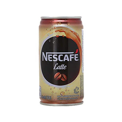 Nescafe Latte Drink Coffee Can, 12 x 180 ml - "Latte Drink Cans - Twelve Times the Latte Love!"