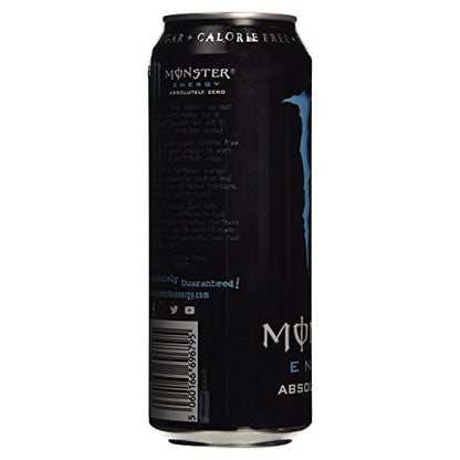 Monster Zero Sugar Carbonated Energy Drink 500ml (Pack Of 12) - "Zero Sugar Energy!"