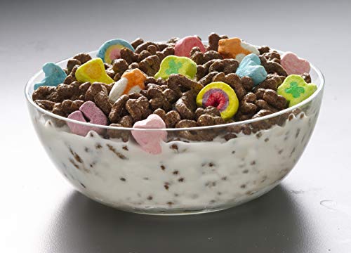 General Mills Lucky Charms Cereal Chocolate Flavoured - 340g - Enjoy the magical combination of chocolate and marshmallows in every bite of Lucky Charms