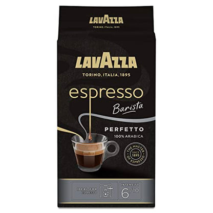 Lavazza Perfetto Espresso, 100% Arabica Ground Coffee Powder, 250 g (1493) - "Perfetto Espresso Taste!"