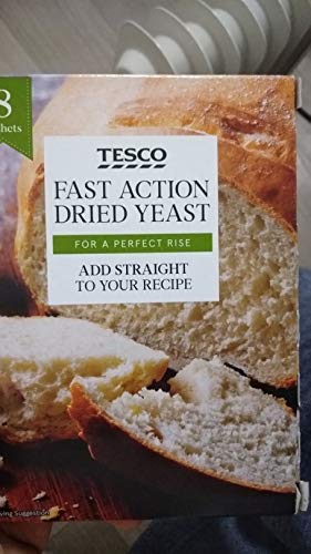 Tesco Fast Action Dried Yeast for Perfect Rise 8 Sachets - 56g