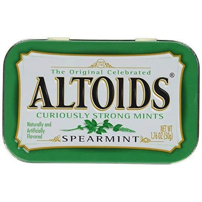 Altoids Curiously Strong Mints Spearmint Pouch, 6 X 50 g - Spearmint Multipack!