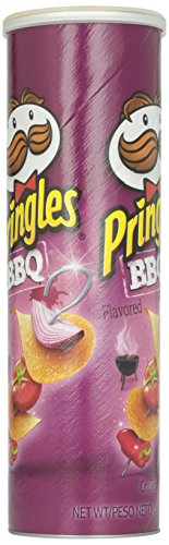 PRINGLES BBQ FLAVORED 169G - BBQ-flavored Pringles snack!