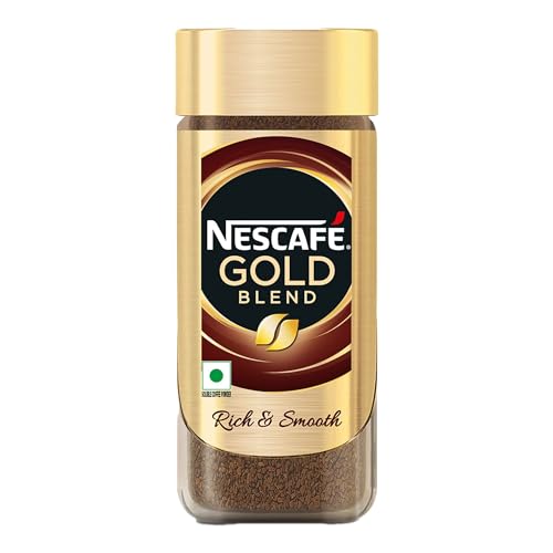 NESCAFE Gold Rich and Smooth Instant Coffee Powder, 90g Jar - "Gold Rich & Smooth - Instant Coffee in a Jar!"