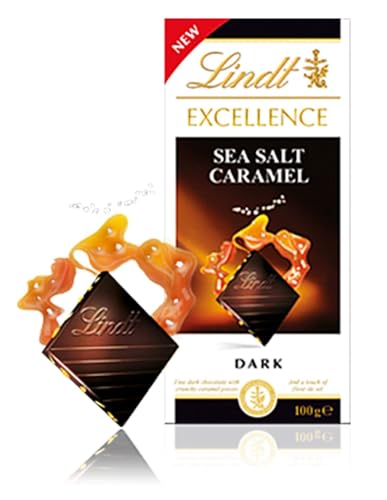 Lindt Excellence Bar Dark Caramel and Sea 100g