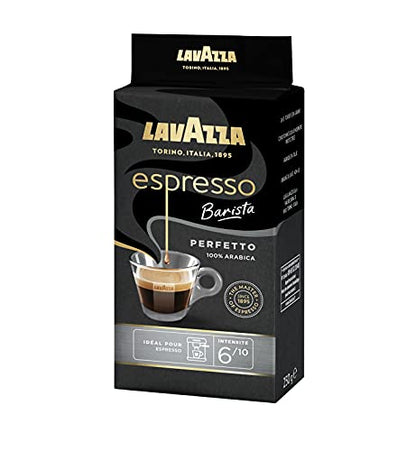 Lavazza Perfetto Espresso, 100% Arabica Ground Coffee Powder, 250 g (1493) - "Perfetto Espresso Taste!"