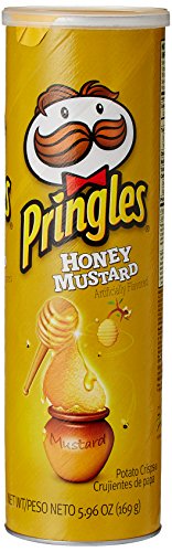 Pringles Honey Mustard, 158g - Honey mustard Pringles crunch!