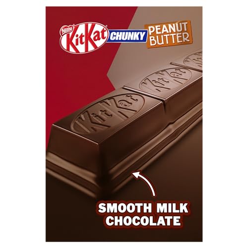 KitKat Chunky Peanut Butter, 24 X 42 g - Indulge in the creamy goodness of peanut butter with KitKat Chunky Peanut Butter, 24 X 42 g.