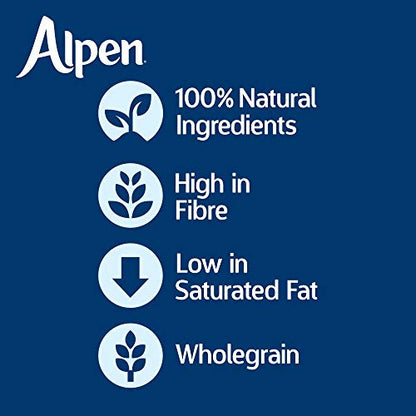 Alpen Swiss Style Muesli with No Added Sugar, 6 X 560 g - Family Pack!