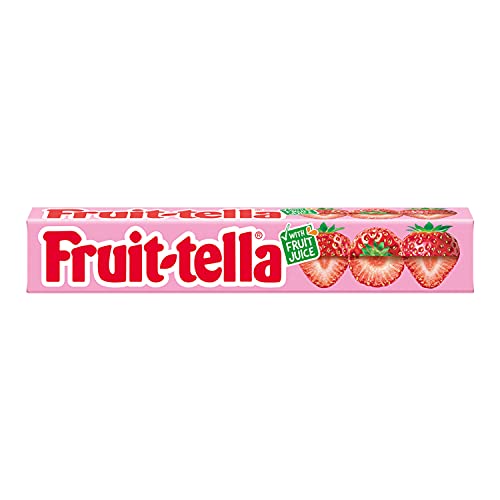 Fruitella Strawberry, 36 g - Strawberry-flavored chewy candy! A classic fruity treat that brings a burst of strawberry goodness in every chew!