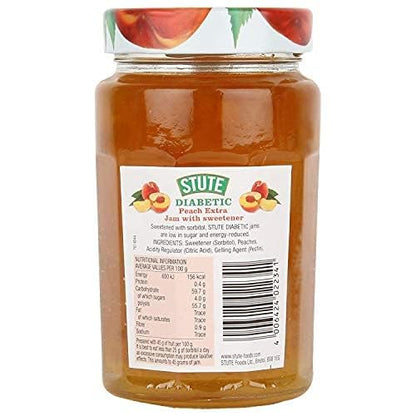 Stute Diabetic Sugar Free Peach Jam 430gm (Extra Jam)