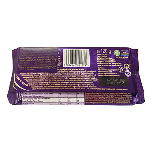 Cadbury Dairy Milk Wholenut, 120g - Whole nut goodness