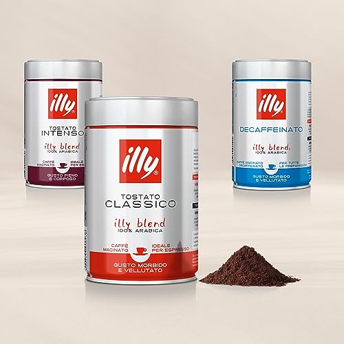 Illy Ground Espresso Coffee 4.4 Oz Medium Roast - Medium roast ground espresso coffee, 4.4 oz.