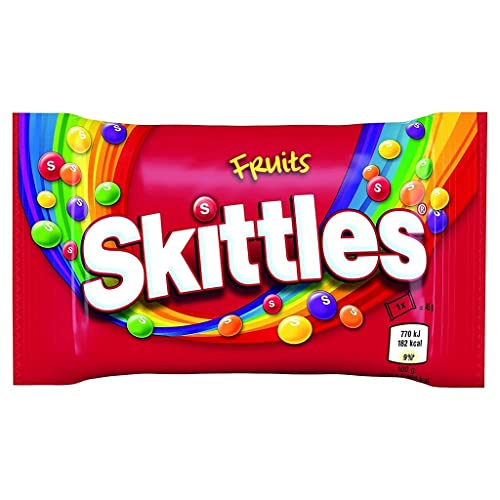 Skittles Fruit Sweets Bag, 6 Pack, 6 x 45 g